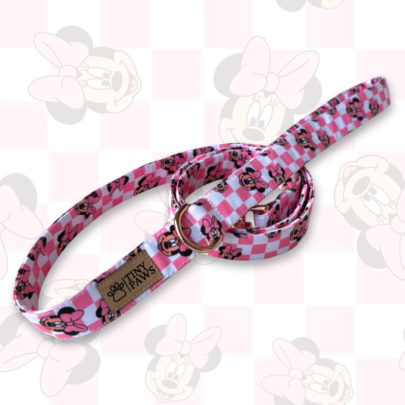 Pink mouse Tiny Paws póráz