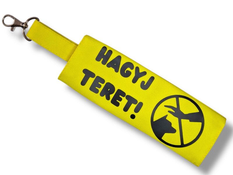 Pórázfelirat - Hagyj teret!