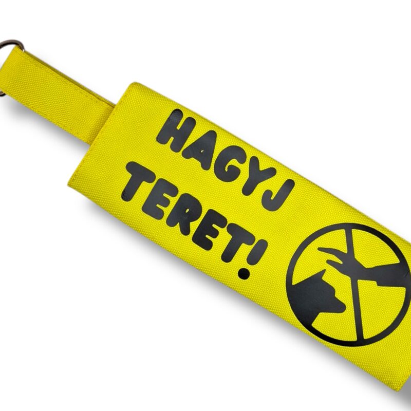 Pórázfelirat - Hagyj teret!