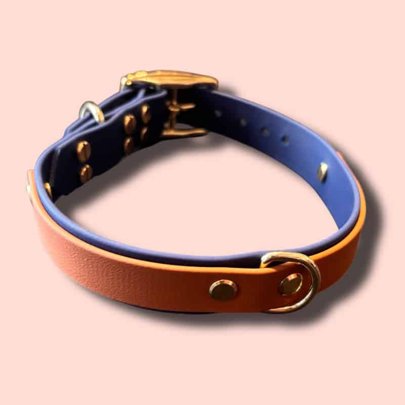 Baby pink biothane kutyanakörv, stílusos és tartós kiegészítő.