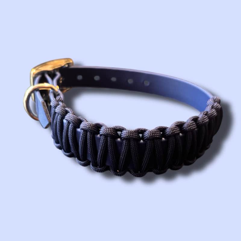 Rózsaszín biothane nyakörv kisállatoknak, tartós és stílusos kiegészítő.